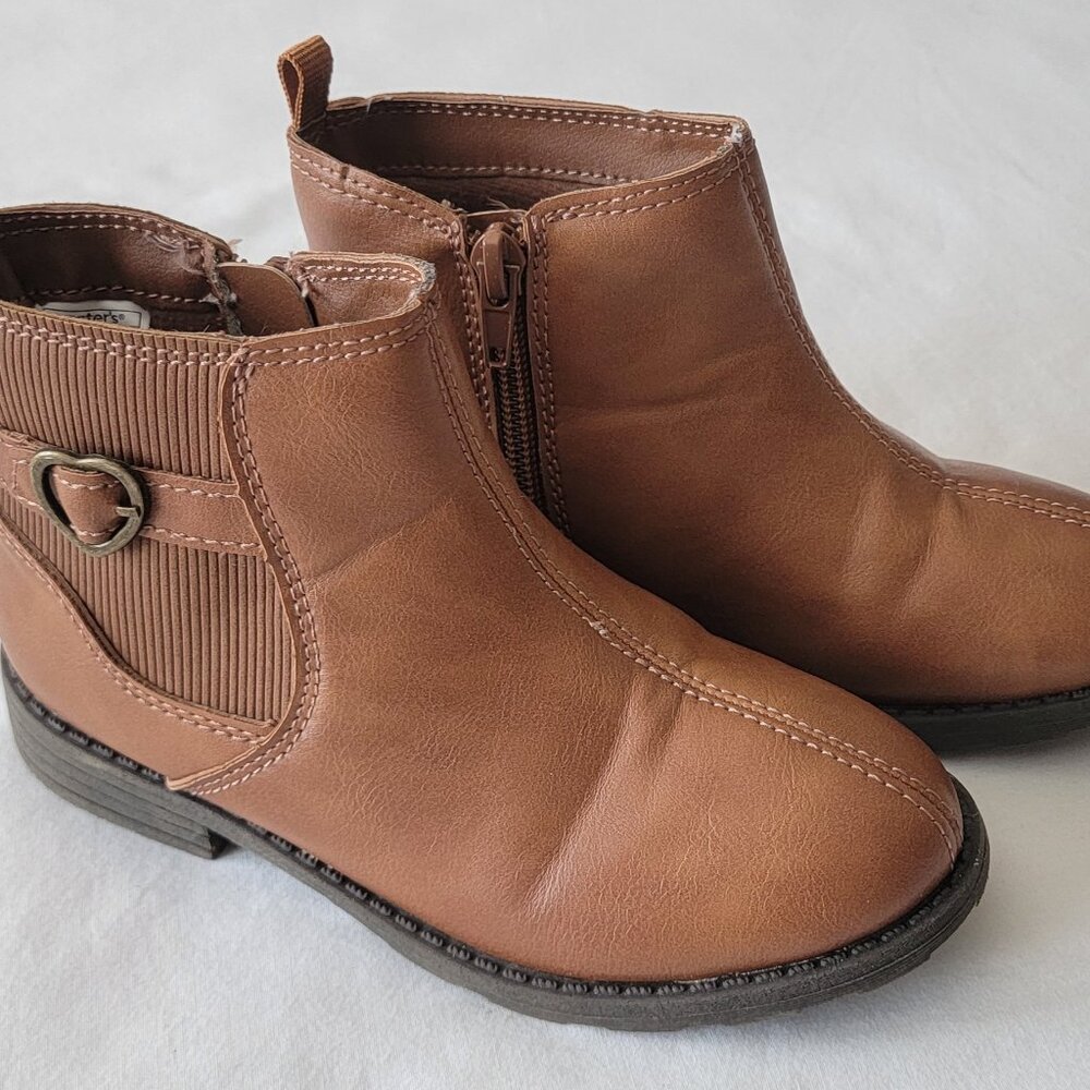 Carters Toddler/Kid Lena Booties (Brown - Size 12)